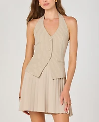 Astr the Label Women's V-Neck Vest Combo Dress