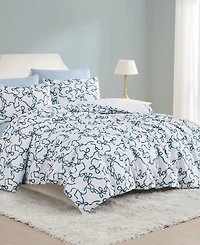 Truly Soft Printed Bow Whimsy 3-Pc. Duvet Set