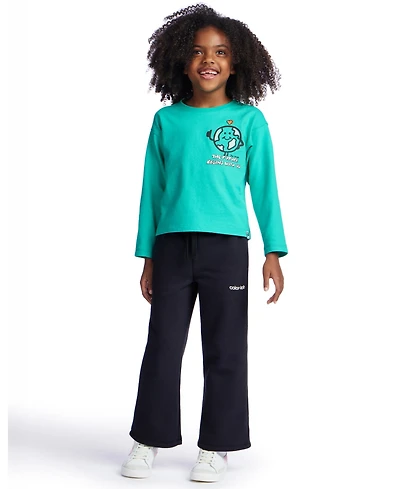 Color Lab Girls 3T-7 Printed Long Sleeves T-Shirt