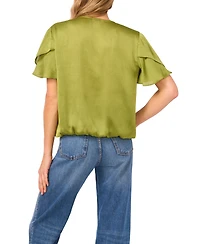 Vince Camuto Women's Tulip Sleeve Wrap Top