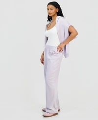 Grayson Threads, The Label Juniors' Hello Kitty Velour Wide-Leg Pants