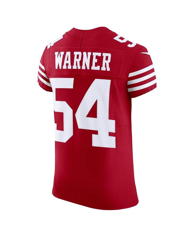 Nike Men's Fred Warner Scarlet San Francisco 49ers Vapor F.u.s.e. Elite Jersey