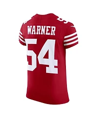 Nike Men's Fred Warner Scarlet San Francisco 49ers Vapor F.u.s.e. Elite Jersey