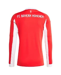 Adidas Men's Red Bayern Munich 2025/26 Home Replica Long Sleeve Jersey