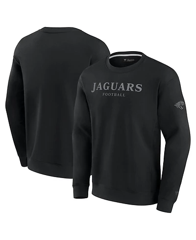Fanatics Men's and Women's Black Jacksonville Jaguars Elements Unlimited Fleece Pullover Sweatshirt