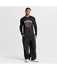 Nike Men's Black Atlanta Falcons Primetime Legend Icon Performance Long Sleeve T-Shirt