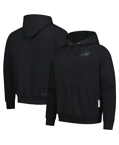 Nike Men's Black Phoenix Suns Authentic Travel Standard Issue Dri-Fit Hoodie