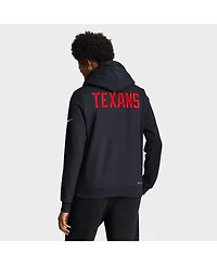 Nike Women's Navy Houston Texans Throwback Sideline Standard Issue Dri-fit Hoodie