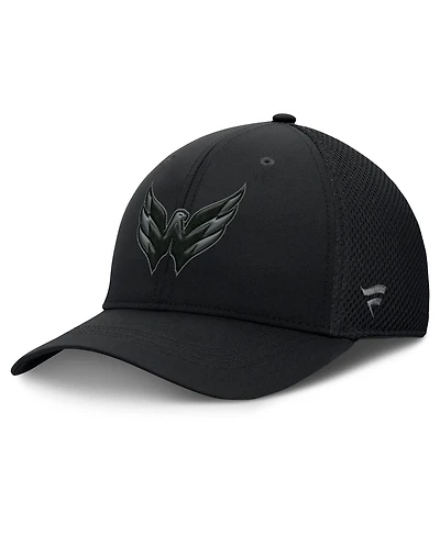 Fanatics Men's Black Washington Capitals Authentic Pro Road Flex Hat