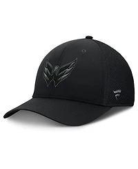 Fanatics Men's Black Washington Capitals Authentic Pro Road Flex Hat