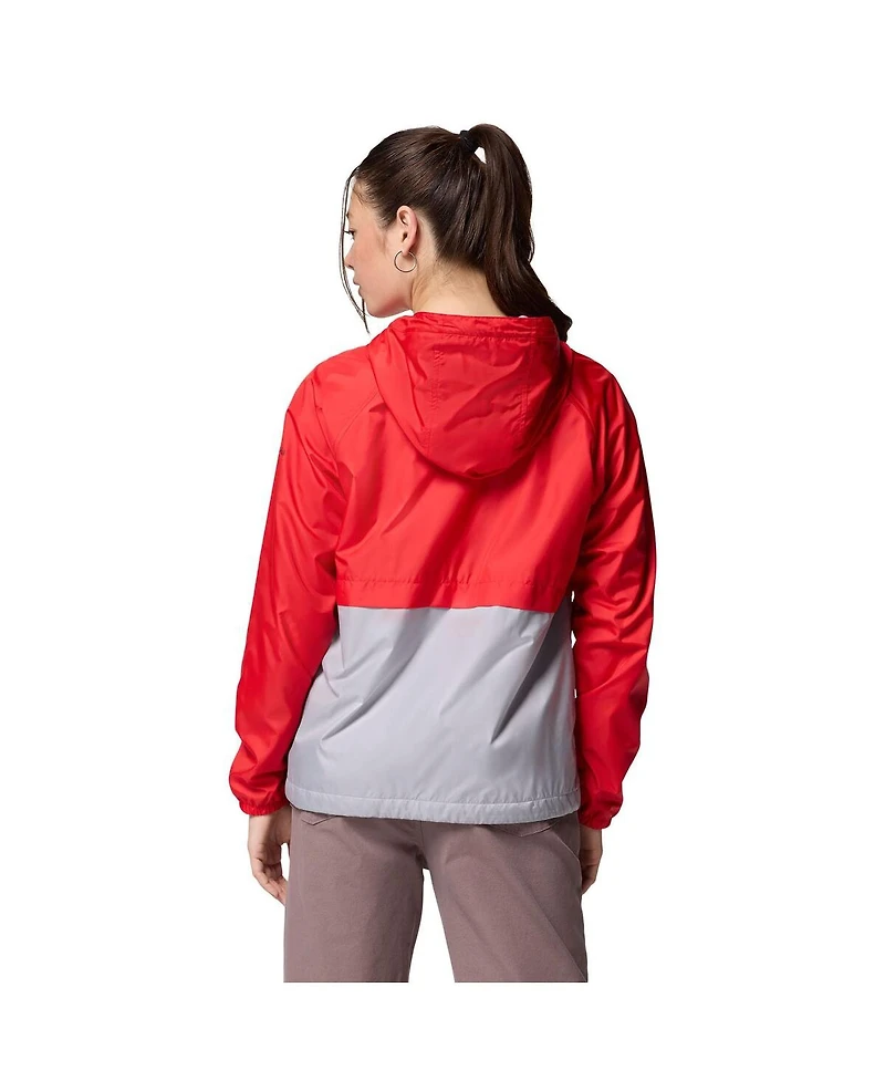 Columbia Women's Red/Grey Georgia Bulldogs Spire Hoodie Windbreaker
