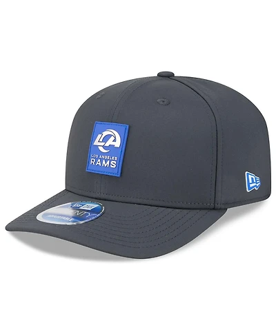 New Era Men's Charcoal Los Angeles Rams 2025 Sideline Cold Weather 9SEVENTY Adjustable Hat