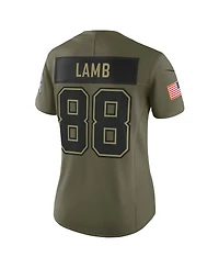 Nike Women's CeeDee Lamb Olive Dallas Cowboys 2025 Salute to Service Limited Jersey