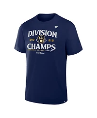 Fanatics Men's Navy Milwaukee Brewers 2025 Nl Central Division Champions Locker Room T-Shirt