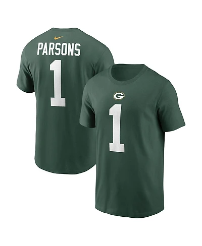 Nike Men's Micah Parsons Green Bay Packers Name Number T-Shirt