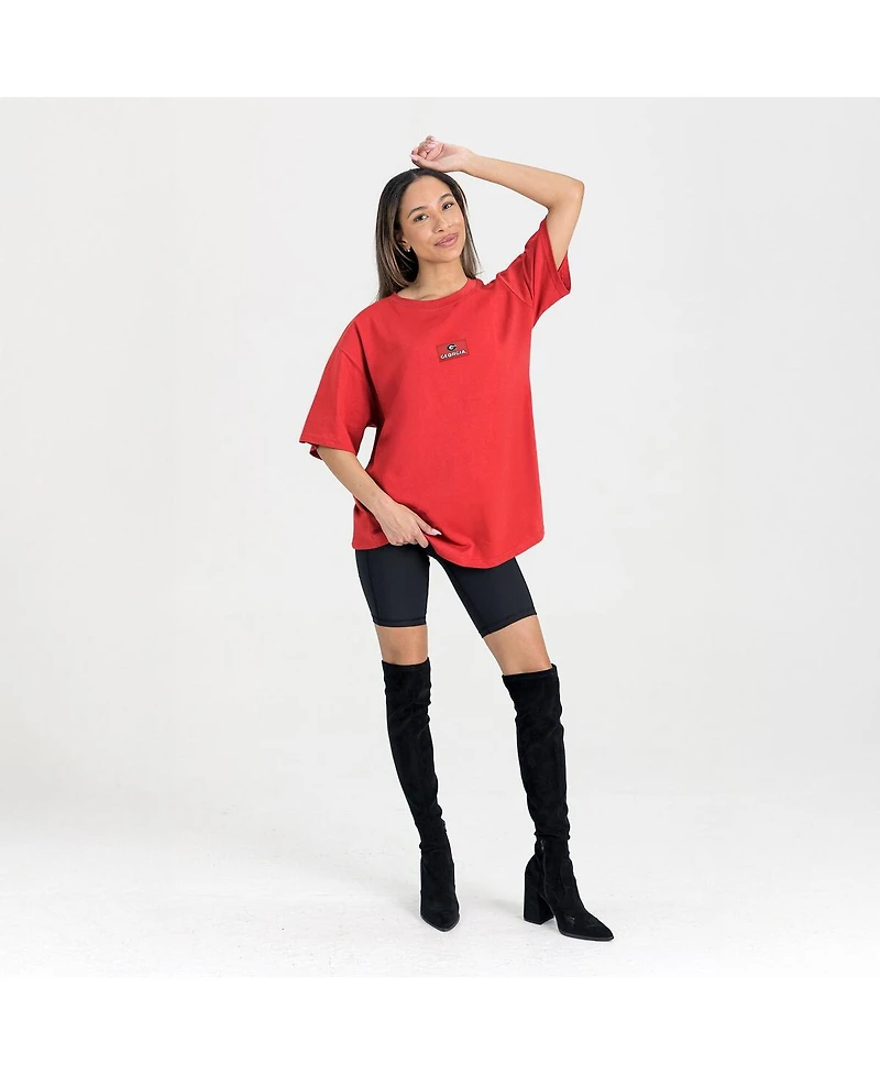 Gameday Couture Women's Red Georgia Bulldogs Oversized Back at Ya T-Shirt