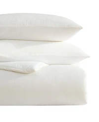Vera Wang Threaded Basketweave Cotton 3-Pc. Comforter Set, King