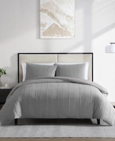 Vera Wang Woven Tucks Jacquard Comforter Set