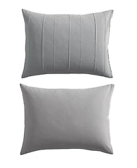 Vera Wang Woven Tucks Jacquard 3-Pc. Duvet Cover Set