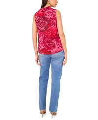 Vince Camuto Women's Floral Print Sleeveless Top
