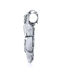 American West Jewelry Sterling Silver White Howlite Rabbit "Trickster" Pendant Enhancer