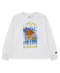 Nike Boys 2T-7 Athletics Multisport Crewneck T-Shirt