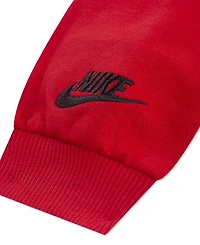 Nike Boys Toddler 2T-4T 2-Piece Sportswear Glow With Me Lightweight Fleece Hoodie and Pants Set
