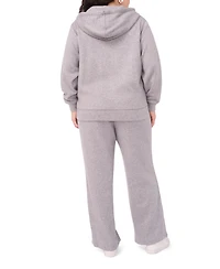 Vince Camuto Plus Long Sleeve Zip-Up Hoodie Jacket
