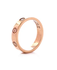 Pre-Owned Cartier Love Wedding Band 1 Diamond Ring