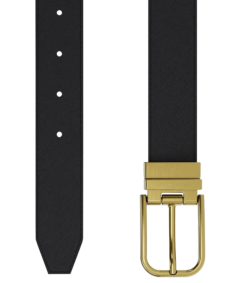 Michael Kors Men's Reversible D-Buckle Dress Belt