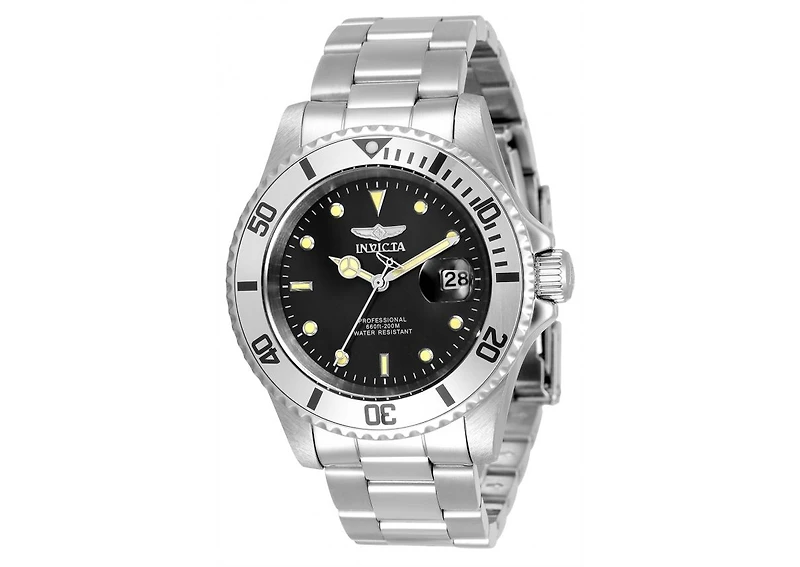 Invicta Men's 33943 Pro Diver Quartz 3 Hand Grey Dial Watch