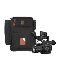 Porta Brace Rigid-Frame Lightweight Video Camera Backpack with Off-Road Wheels for Canon Eos C200 Camera & Accessories