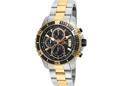 Invicta Men's 22418 Pro Diver Quartz Multifunction Black Dial Watch