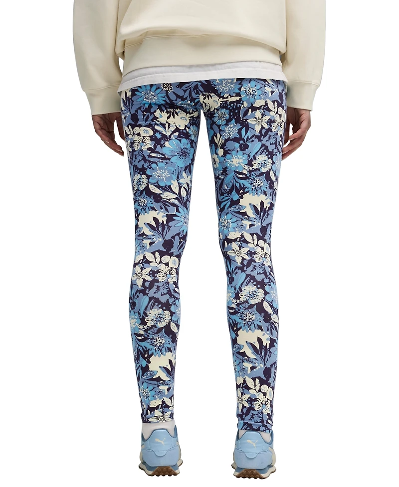 Puma Women's Essential Floral Print Mid Rise Leggings