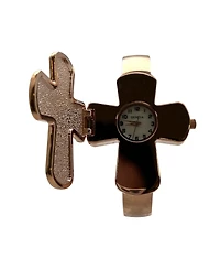 Olivia Pratt Rose Gold Cross Shape Bangle Women Watch
