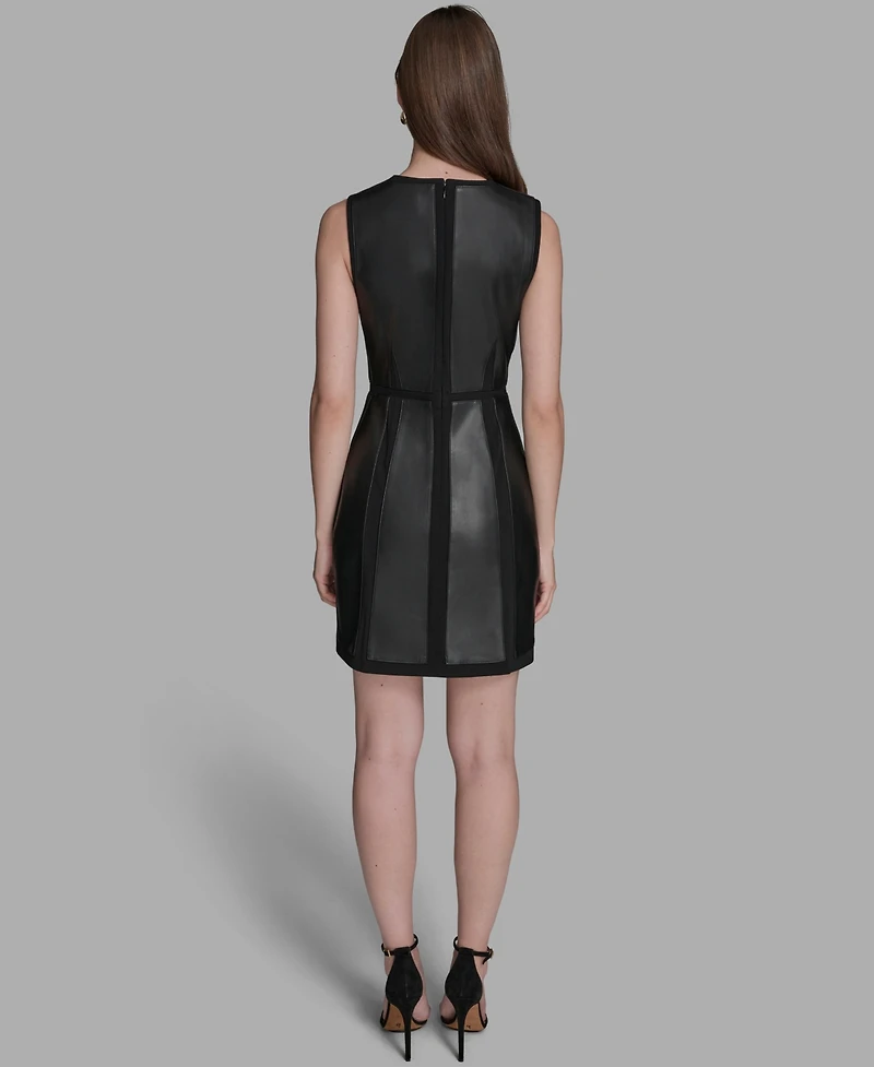 Bcbg Women's Archive Patchwork A-Line Dress