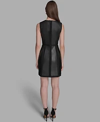 Bcbg Women's Archive Patchwork A-Line Dress