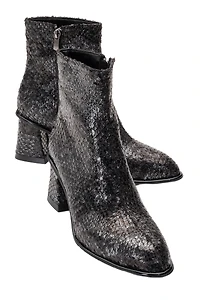 Prologue Shoes Nina Snakeskin Bootie (Women)