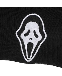 Ghostface Men's Embroidered Face Logo On Black Cuff Beanie