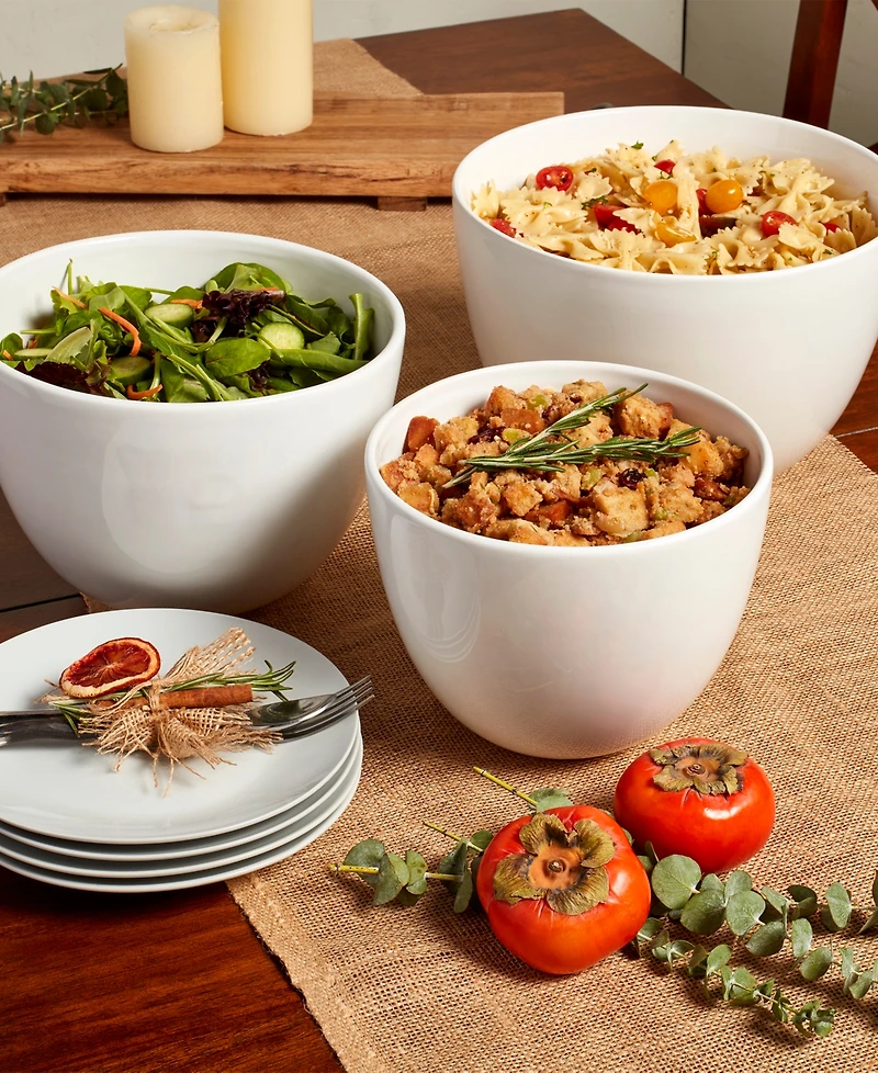 Tabletops Gallery Deep Nesting Bowls, Set of 3