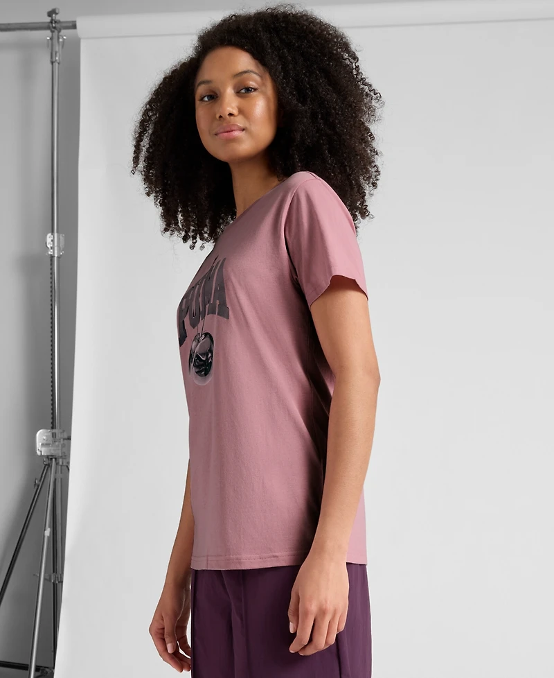 Puma Women's Cherry Crewneck Graphic T-Shirt