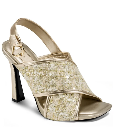 Karl Lagerfeld Paris Colbie X band Sequin Sandals