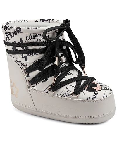 Karl Lagerfeld Paris Women's Pavan Ikonic Moon Boots