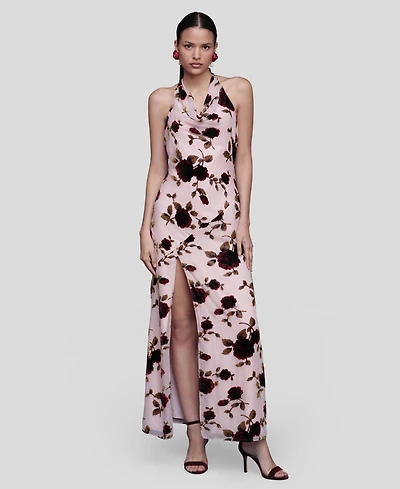 Avec Les Filles Women's Cowl Neck Maxi Dress