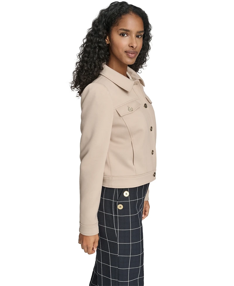 Tommy Hilfiger Women's Point Collar Trucker Jacket