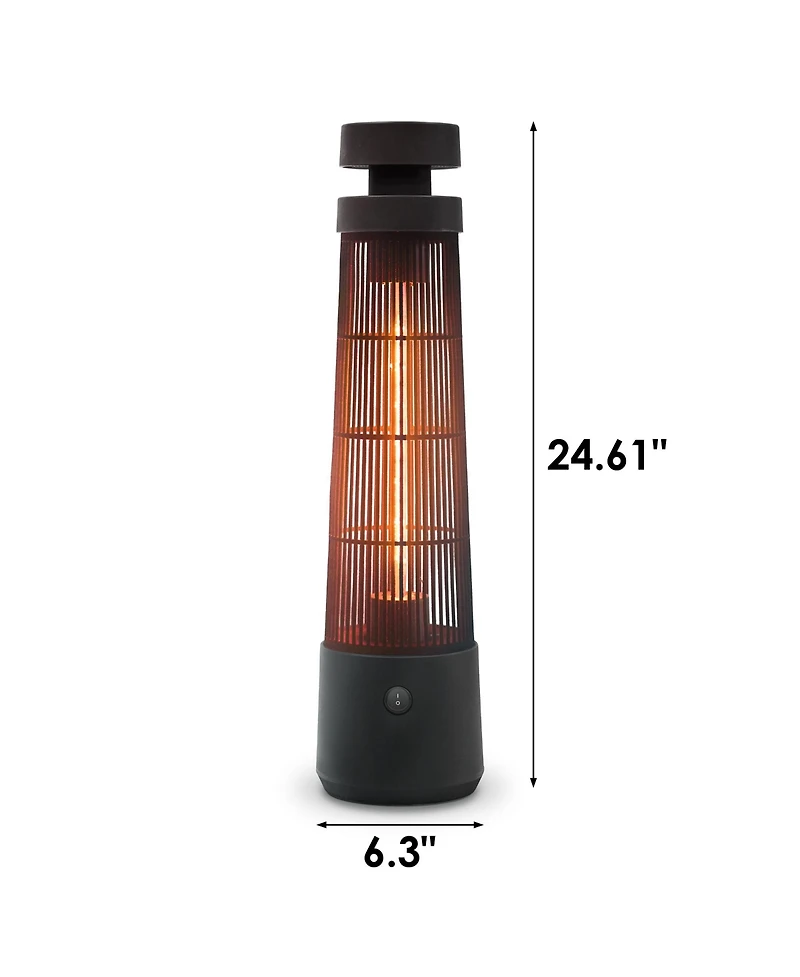 Zachvo 1200 Watt Electric Standing Patio Heater
