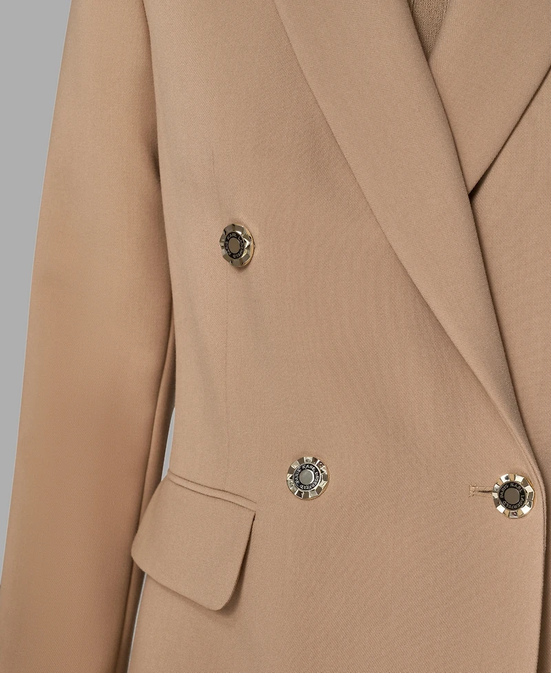 Karl Lagerfeld Paris Women's Long-Sleeve Double Breasted Blazer