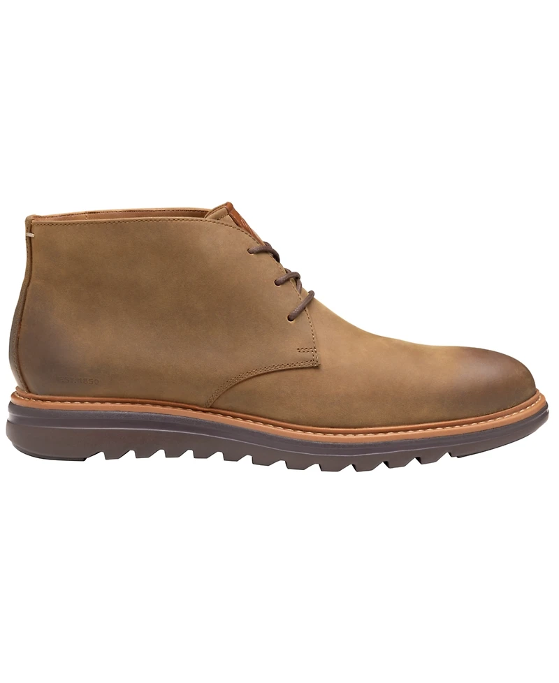 Johnston & Murphy Men's Braxton Chukka Round Toe Boots