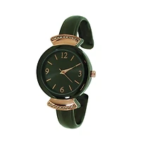 Gunmetal Rose Gold Olivia Pratt Classic Every Day Metal Bangle Watch