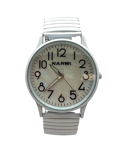White Stretch and Classic Analog Women Watch